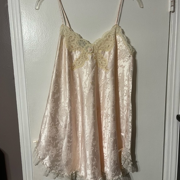 VINTAGE Christian Dior Nighttime Lacey Slip S/M - Picture 2 of 6